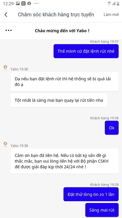 Yabo lừa hàng triệu USD bằng cách không cho phép rút 47 lần