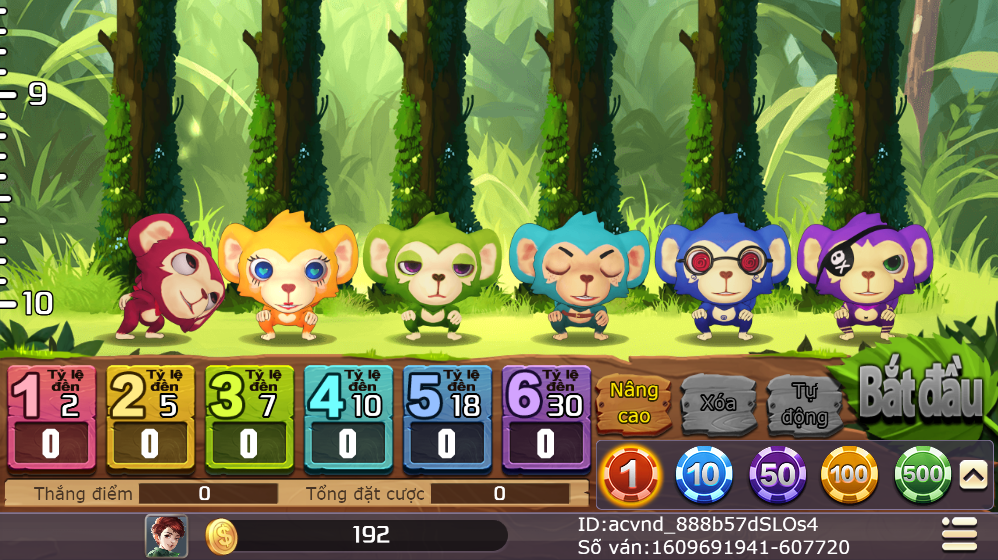 Game khỉ leo cây tại cổng game rich888 của nhà cái 888b