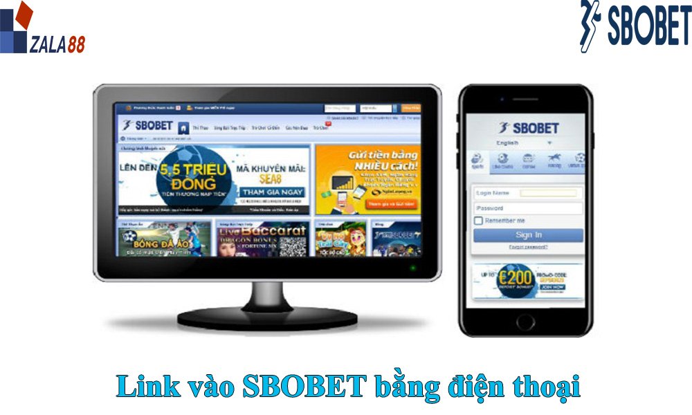 Liên kết với SBOBET qua điện thoại