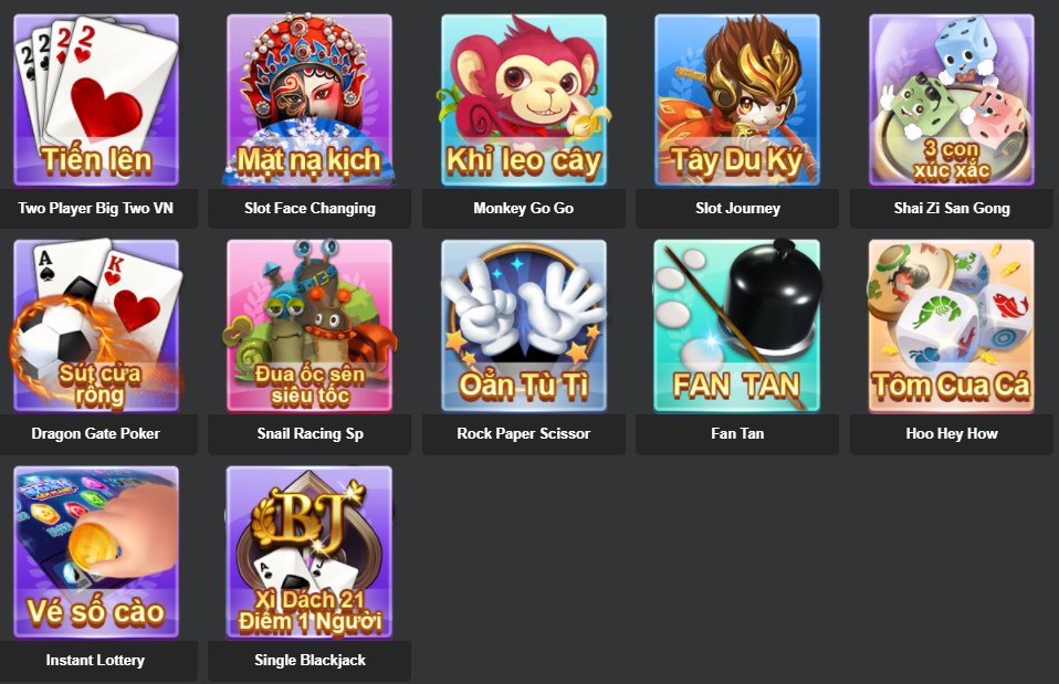 trò chơi tại cổng game rich888 của nhà cái 888b