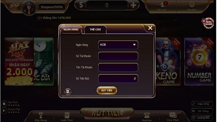 Trò chơi chiến thắng White Five Club