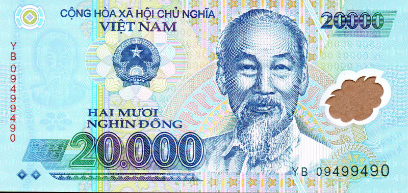 Con voi 1 USD 20 000 VND