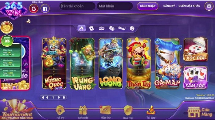 trò chơi đánh bài thắng m365