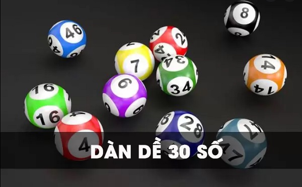 Dàn đề 30 số khung 3 ngày