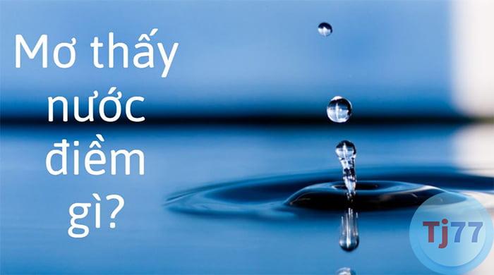 Nằm mơ thấy nước