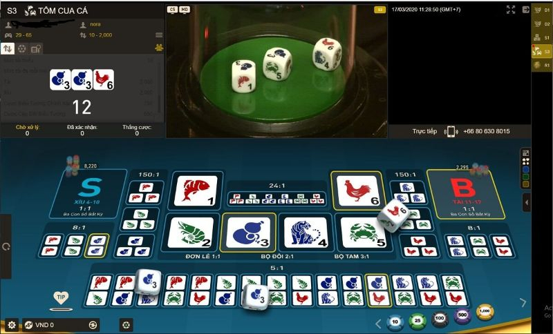 Các phiên bản của trò bầu cua cá cọp đổi thưởng