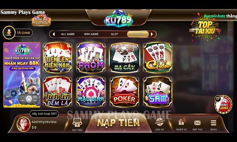 Ku789 game bài đỉnh cao với phổ biến trò chơi